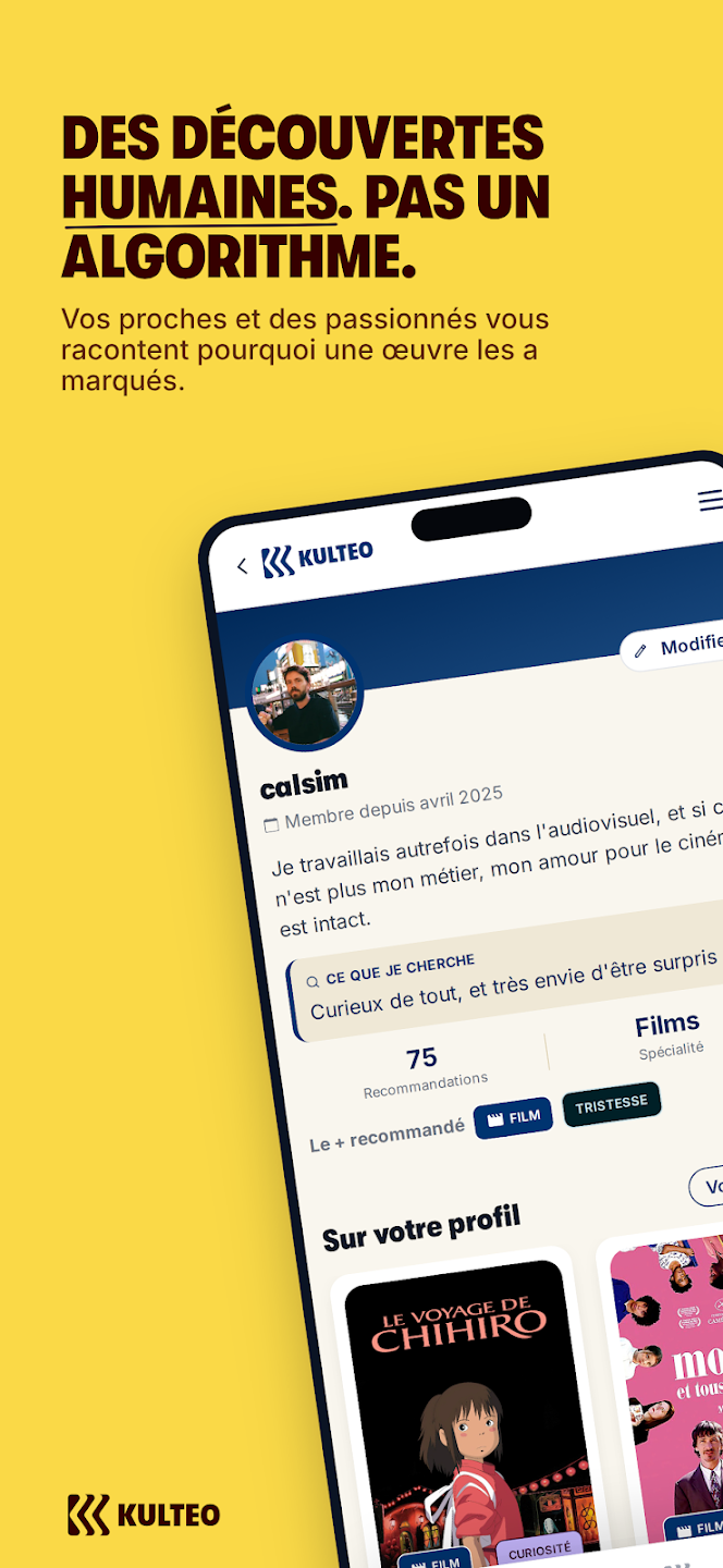 Des découvertes humaines, pas un algorithme : vos proches et des passionnés vous racontent pourquoi une œuvre les a marqués.